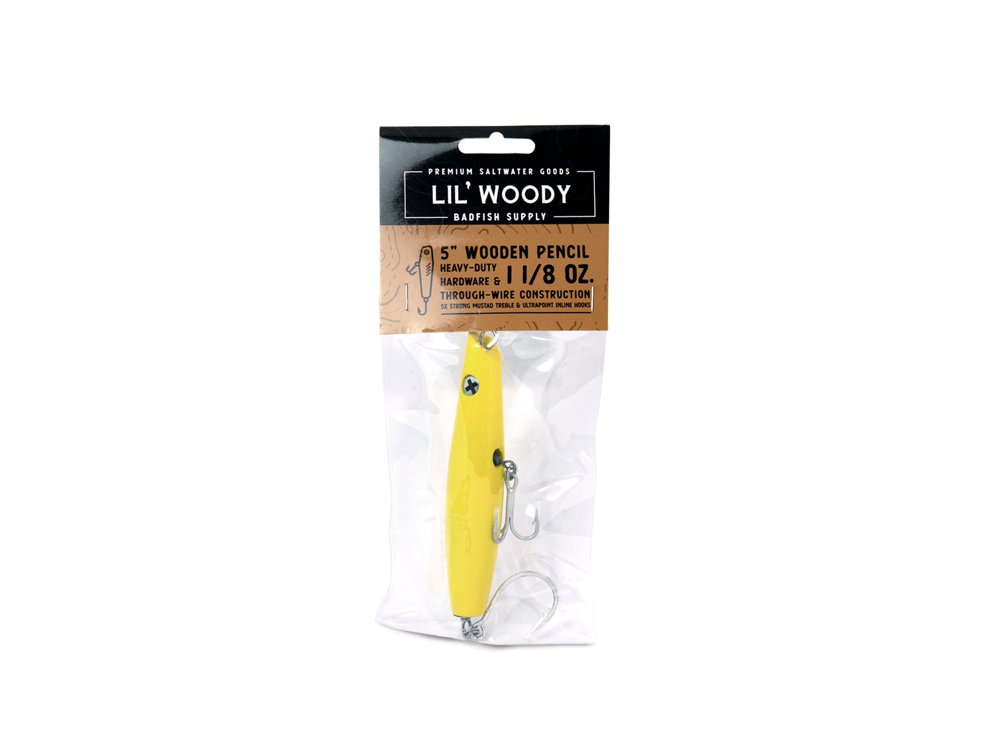 Badfish Lil' Woody 5 Yellow 1.125 oz 1pack